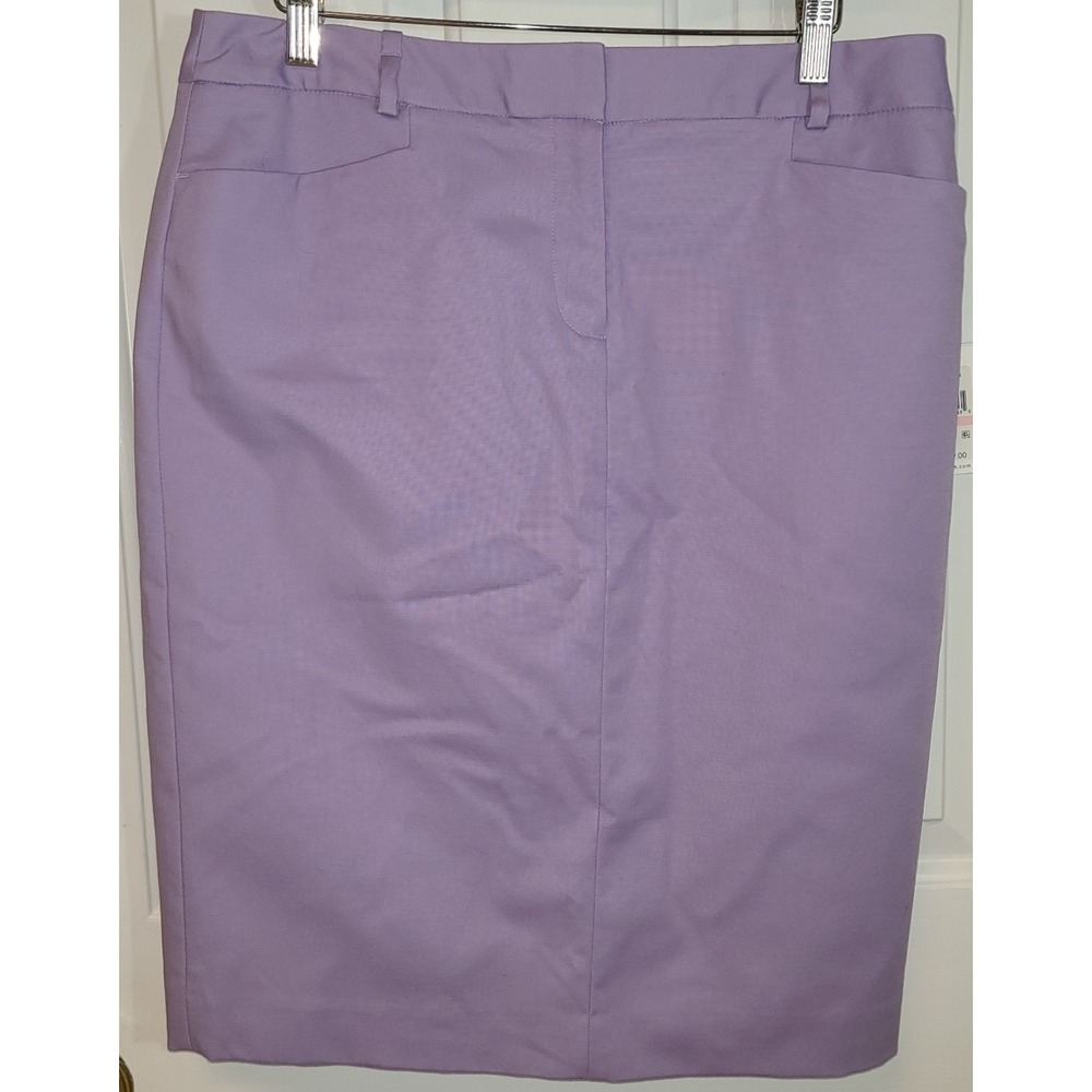 NWT Oasis Purple Dress Skirt‎ Womens Size 10 ($79) Lined Stretch Career Girl